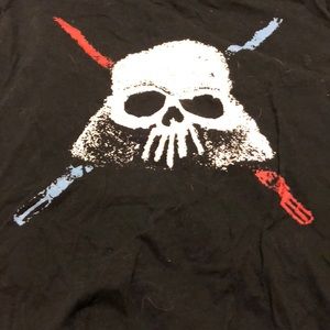 This is a darth vader from star wars t-shirt